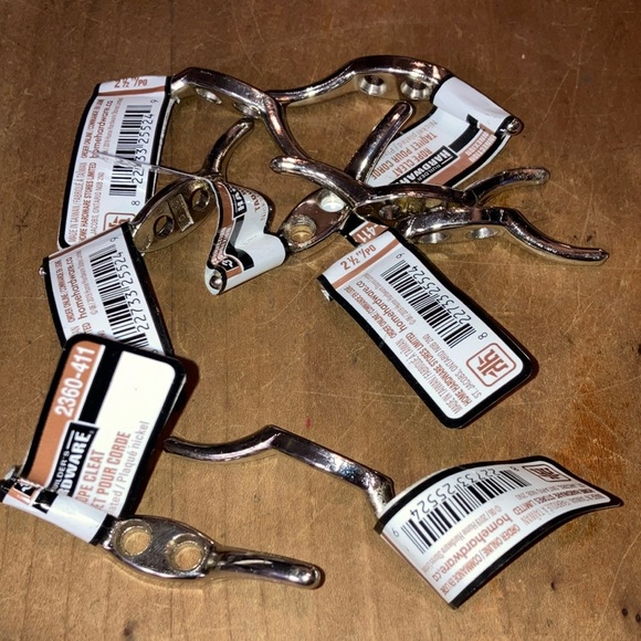 Set of 8 rope cleats great for baby /road proofing blinds in rvs/boats/houses - Picture 1 of 8